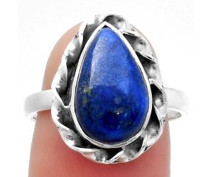 Natural Lapis - Afghanistan Ring size-8 SDR159938 R-1083, 9x14 mm