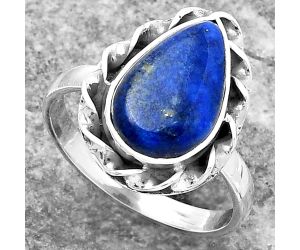 Natural Lapis - Afghanistan Ring size-8 SDR159938 R-1083, 9x14 mm