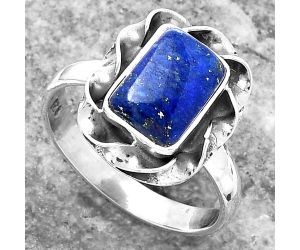 Natural Lapis - Afghanistan Ring size-7.5 SDR159948 R-1083, 7x10 mm