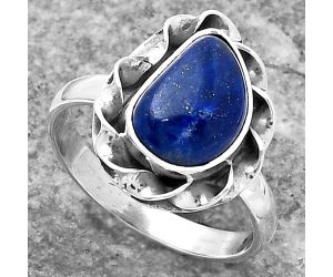 Natural Lapis - Afghanistan Ring size-7.5 SDR159966 R-1083, 8x11 mm