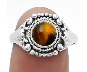 Natural Tiger Eye - Africa Ring size-7 SDR161243 R-1291, 7x7 mm