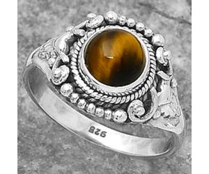 Natural Tiger Eye - Africa Ring size-7 SDR161243 R-1291, 7x7 mm