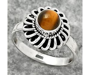 Natural Tiger Eye - Africa Ring size-7 SDR161585 R-1596, 6x6 mm