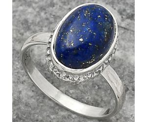 Natural Lapis - Afghanistan Ring size-8 SDR161892 R-1191, 9x13 mm