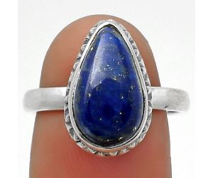 Natural Lapis - Afghanistan Ring size-7.5 SDR161906 R-1191, 8x14 mm