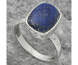 Natural Lapis - Afghanistan Ring size-7.5 SDR161977 R-1191, 9x12 mm