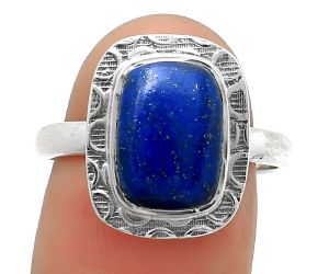 Natural Lapis - Afghanistan Ring size-8 SDR162204 R-1090, 8x11 mm