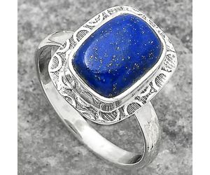 Natural Lapis - Afghanistan Ring size-8 SDR162204 R-1090, 8x11 mm