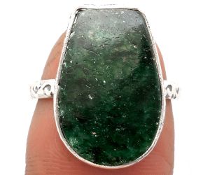 Natural Green Aventurine Ring size-7 SDR162812 R-1191, 13x20 mm