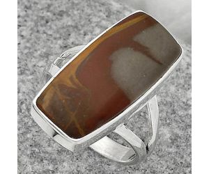 Natural Noreena Jasper Ring size-7.5 SDR163028 R-1002, 11x22 mm