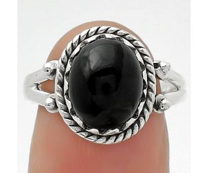 Natural Black Onyx - Brazil Ring size-7 SDR163346 R-1474, 9x11 mm