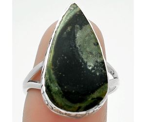 Natural Star Galaxy Jasper Ring size-8 SDR163883 R-1191, 13x23 mm