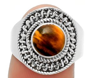 Natural Tiger Eye - Africa Ring size-8 SDR164520 R-1279, 8x8 mm