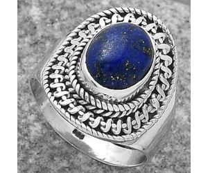 Natural Lapis - Afghanistan Ring size-7.5 SDR164522 R-1279, 8x10 mm