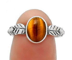 Natural Tiger Eye - Africa Ring size-8 SDR164565 R-1261, 7x9 mm