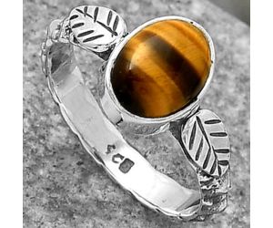 Natural Tiger Eye - Africa Ring size-7 SDR164569 R-1261, 7x9 mm