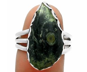 Natural Star Galaxy Jasper Ring size-8 SDR165094 R-1428, 12x22 mm