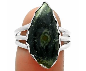 Natural Star Galaxy Jasper Ring size-8 SDR165113 R-1428, 11x22 mm