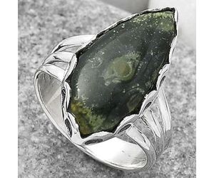 Natural Star Galaxy Jasper Ring size-8 SDR165113 R-1428, 11x22 mm