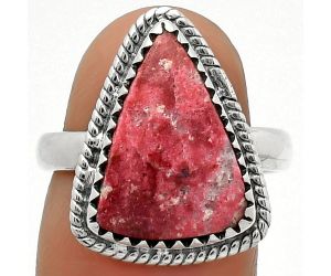 Natural Pink Thulite - Norway Ring size-7.5 SDR165127 R-1474, 12x16 mm