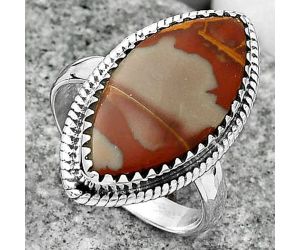 Natural Noreena Jasper Ring size-7.5 SDR165150 R-1474, 11x21 mm