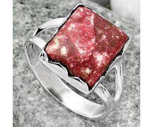 Natural Pink Thulite - Norway Ring size-9 SDR165166 R-1338, 12x14 mm