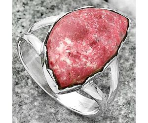 Natural Pink Thulite - Norway Ring size-8 SDR165172 R-1338, 11x18 mm