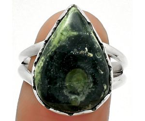 Natural Star Galaxy Jasper Ring size-8 SDR165186 R-1338, 14x19 mm