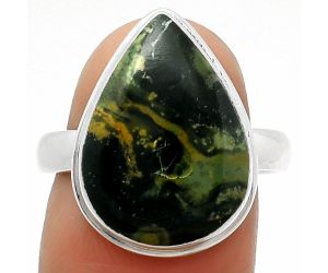 Natural Star Galaxy Jasper Ring size-8 SDR165243 R-1156, 13x18 mm