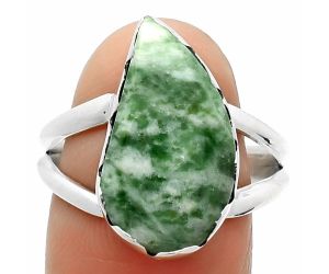 Natural Dioptase Ring size-9 SDR165292 R-1338, 10x19 mm