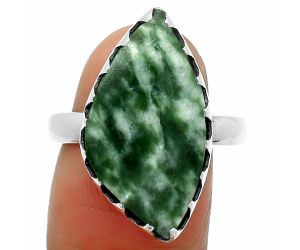 Natural Dioptase Ring size-9 SDR165459 R-1210, 13x23 mm