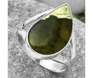 Natural Chrome Chalcedony Ring size-8 SDR165491 R-1002, 11x20 mm