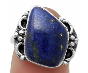 Natural Lapis - Afghanistan Ring size-8 SDR168965 R-1103, 12x18 mm