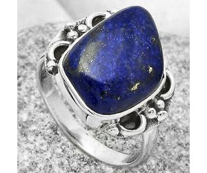 Natural Lapis - Afghanistan Ring size-8 SDR168965 R-1103, 12x18 mm