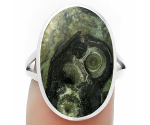 Natural Star Galaxy Jasper Ring size-8 SDR169476 R-1005, 14x21 mm