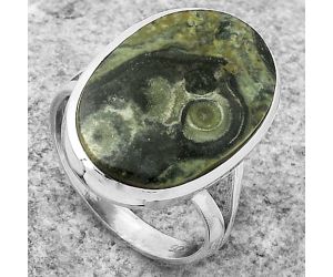 Natural Star Galaxy Jasper Ring size-8 SDR169476 R-1005, 14x21 mm