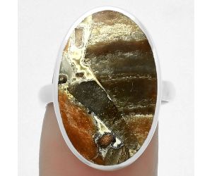 Natural Tabu Jasper Ring size-8 SDR169621 R-1004, 14x22 mm