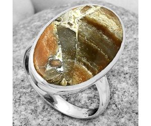 Natural Tabu Jasper Ring size-8 SDR169621 R-1004, 14x22 mm