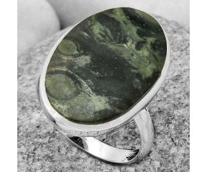 Natural Star Galaxy Jasper Ring size-7.5 SDR169637 R-1004, 14x21 mm