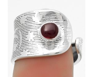 Adjustable - Natural Rhodolite Garnet Ring size-7 SDR169983 R-1319, 5x5 mm