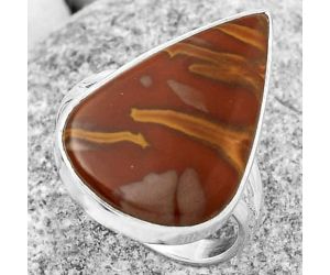 Natural Noreena Jasper Ring size-8 SDR170513 R-1002, 16x24 mm