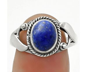 Natural Lapis - Afghanistan Ring size-8 SDR171197 R-1405, 7x9 mm