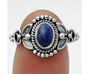 Natural Lapis - Afghanistan Ring size-8 SDR171466 R-1286, 7x5 mm