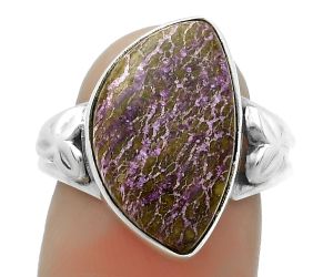 Natural Purpurite - South Africa Ring size-8 SDR172172 R-1261, 12x18 mm