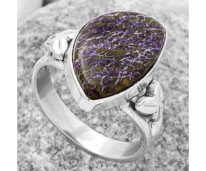 Natural Purpurite - South Africa Ring size-8 SDR172172 R-1261, 12x18 mm