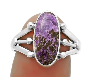 Natural Purpurite - South Africa Ring size-8 SDR172215 R-1003, 7x15 mm