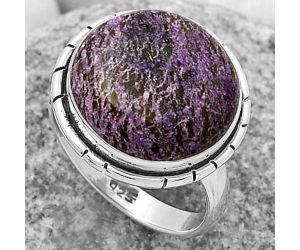 Natural Purpurite - South Africa Ring size-8.5 SDR172494 R-1011, 16x16 mm