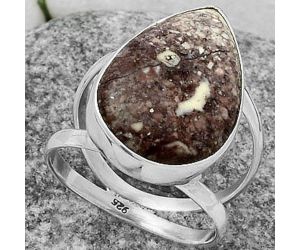 Natural Wild Horse Jasper Ring size-8 SDR174419 R-1002, 14x20 mm