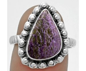 Natural Purpurite - South Africa Ring size-7.5 SDR175047 R-1124, 9x15 mm