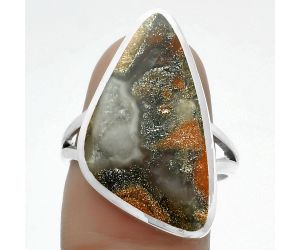 Natural Tabu Jasper Ring size-8.5 SDR175848 R-1005, 13x25 mm